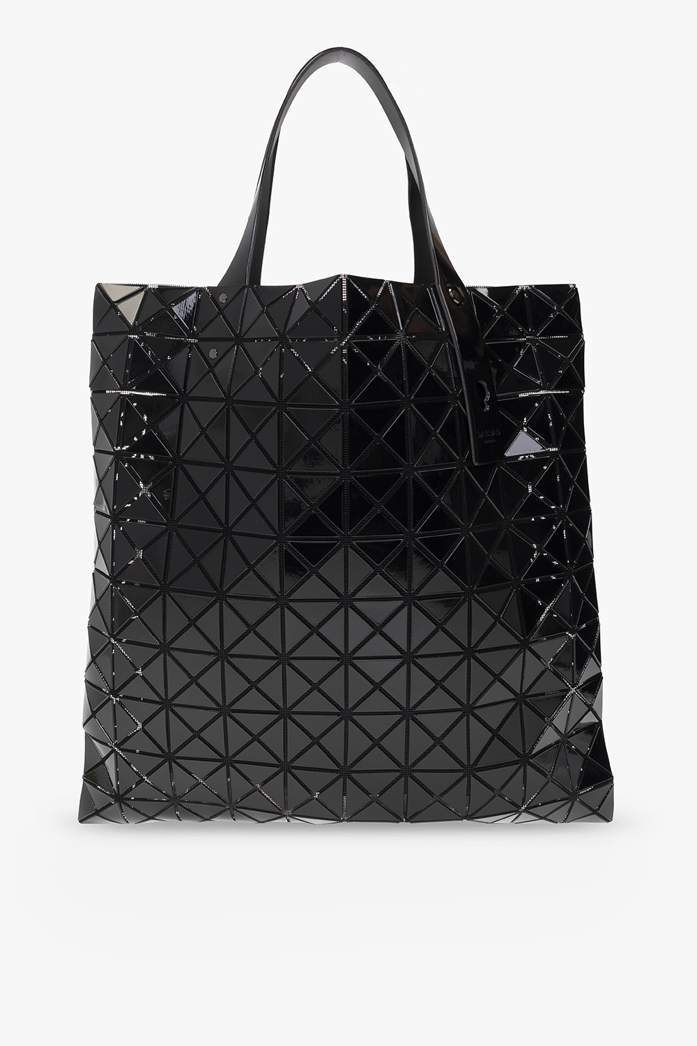 ★Bad Blue★ Leather Bao Bag Black BAO BAO ISSEY MIYAKE ◇ Tote Bag / Faux Leather / BLK
